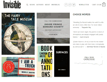 Tablet Screenshot of invisiblepublishing.com